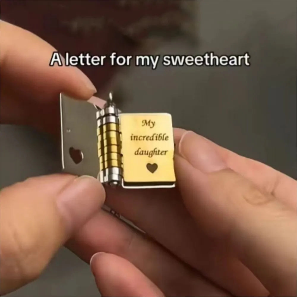 Celebrate Your Bond with the My Little Star Love Book Necklace - A Timeless Gift for Your Daughter's Special Moments