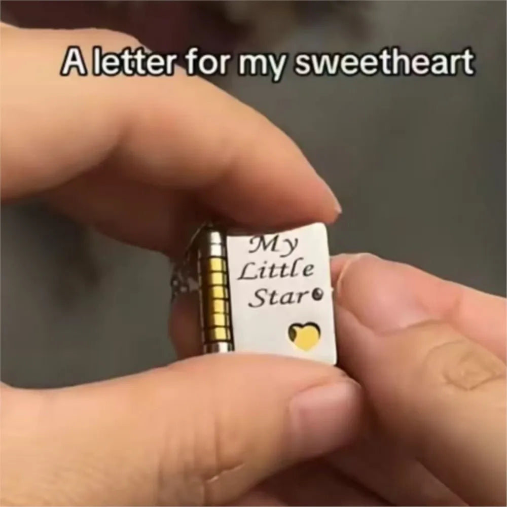 Celebrate Your Bond with the My Little Star Love Book Necklace - A Timeless Gift for Your Daughter's Special Moments